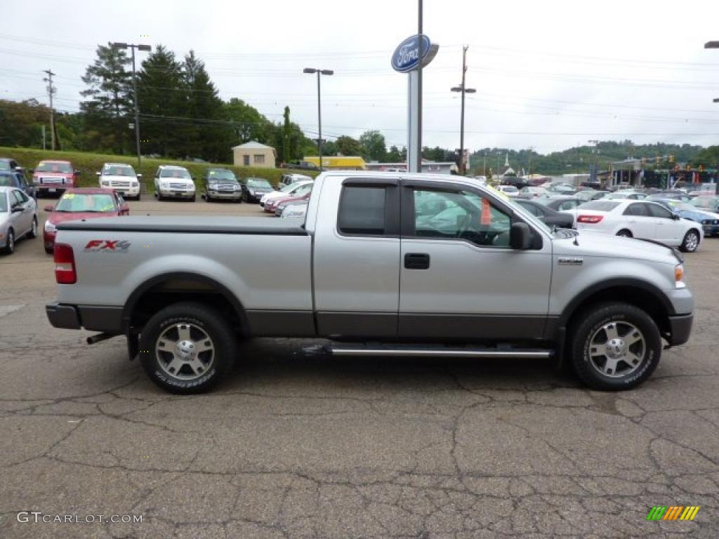2003 F150 FX4 SuperCab 4x4 - Silver Metallic / Medium Graphite Grey photo #5