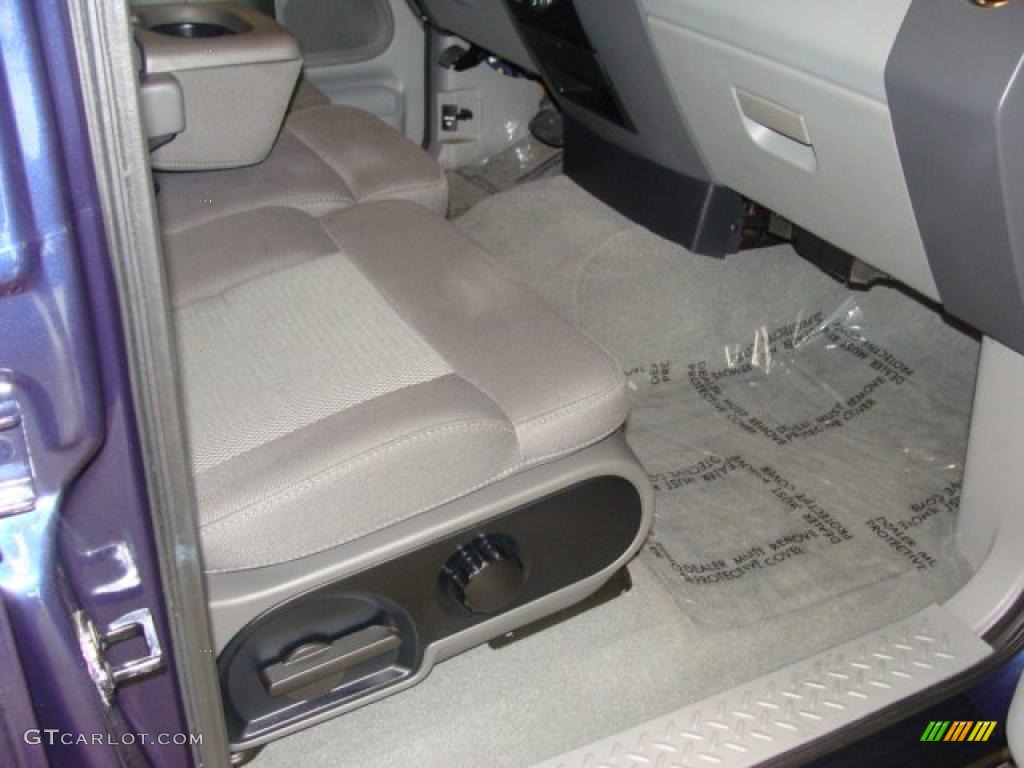 2005 F150 XLT SuperCrew - True Blue Metallic / Medium Flint Grey photo #11