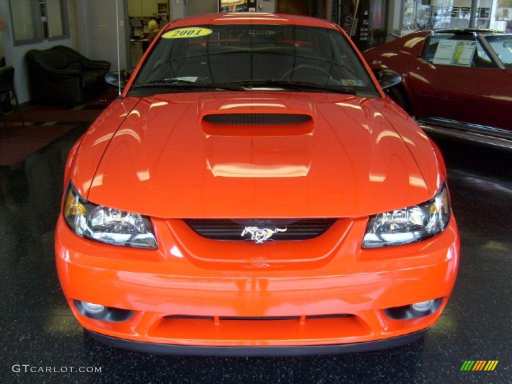 2001 Mustang GT Coupe - Performance Red / Dark Charcoal photo #2