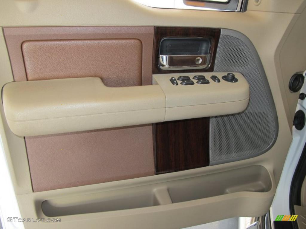 2006 F150 King Ranch SuperCrew 4x4 - Oxford White / Castano Brown Leather photo #11