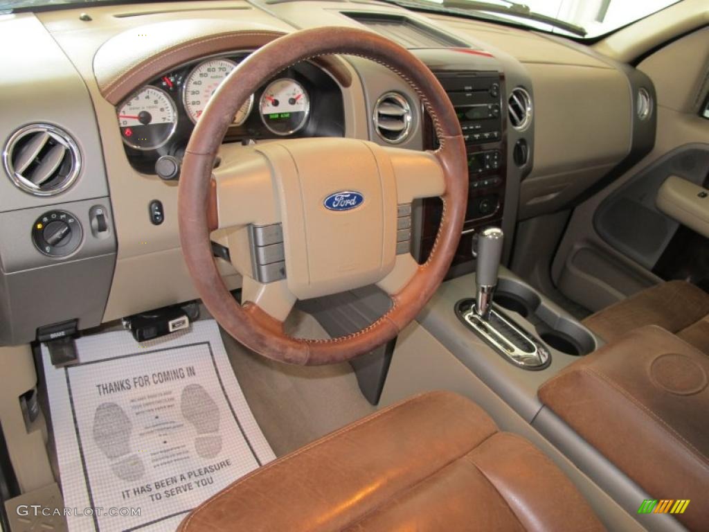2006 F150 King Ranch SuperCrew 4x4 - Oxford White / Castano Brown Leather photo #12