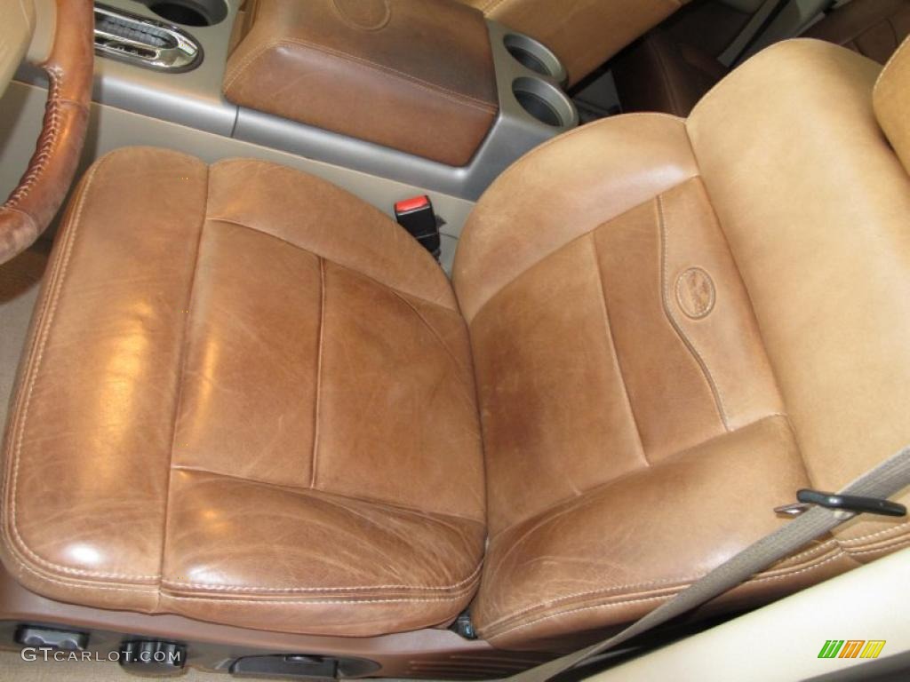 2006 F150 King Ranch SuperCrew 4x4 - Oxford White / Castano Brown Leather photo #13
