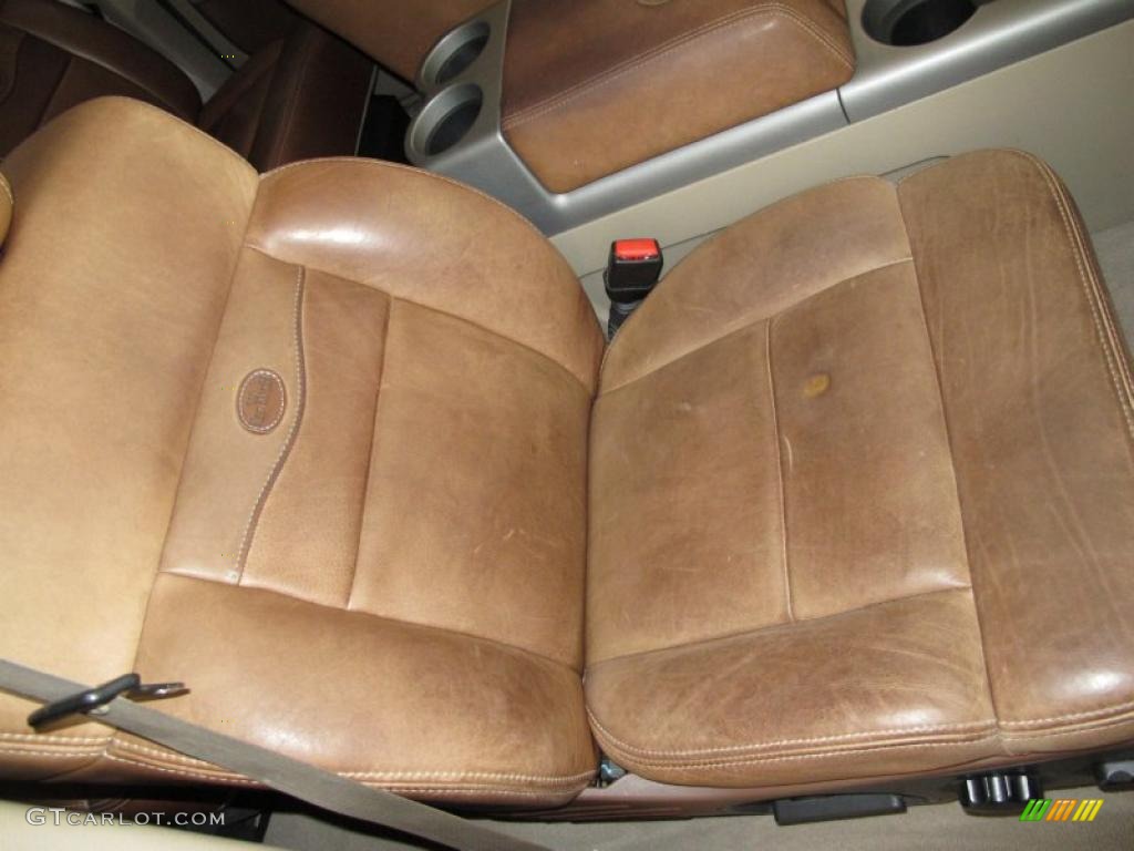 2006 F150 King Ranch SuperCrew 4x4 - Oxford White / Castano Brown Leather photo #28