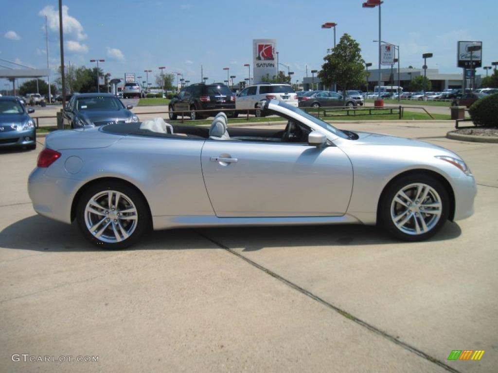 Liquid Platinum 2010 Infiniti G 37 Convertible Exterior Photo #35232061