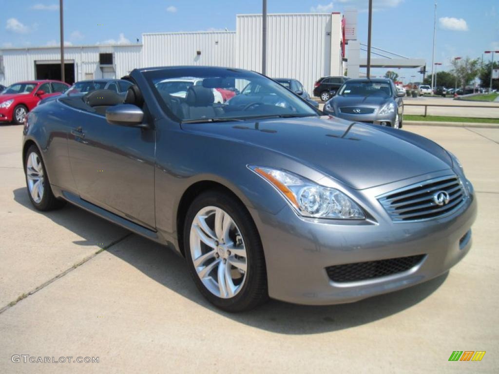 Graphite Shadow 2010 Infiniti G 37 Convertible Exterior Photo #35232205
