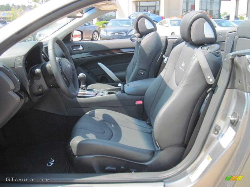 Graphite Interior 2010 Infiniti G 37 Convertible Photo #35232253