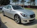 2011 Liquid Platinum Infiniti M 56 Sedan  photo #2