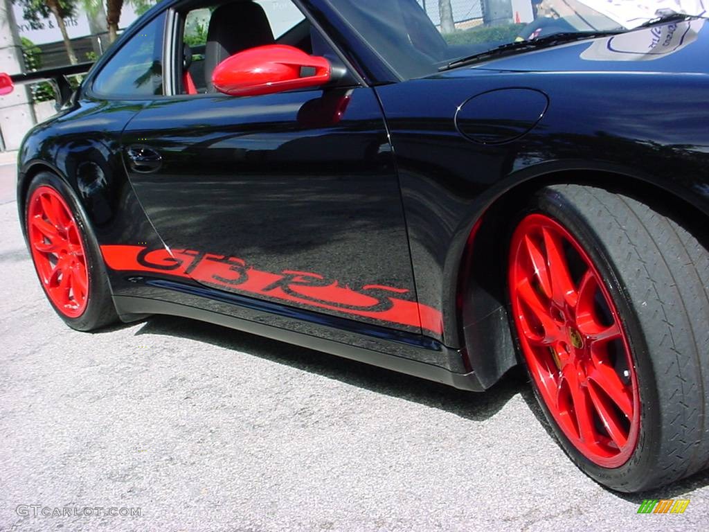 2007 911 GT3 RS - Black / Black photo #17