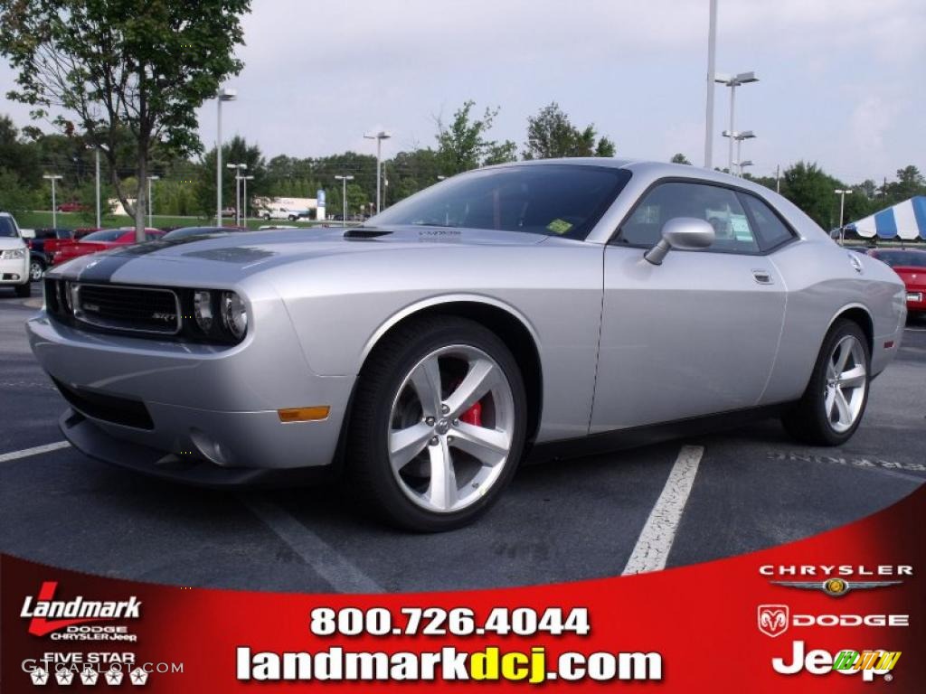 2010 Challenger SRT8 - Bright Silver Metallic / Dark Slate Gray photo #1