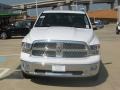 2011 Bright White Dodge Ram 1500 Laramie Crew Cab 4x4  photo #8