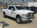 2011 Bright White Dodge Ram 3500 HD Laramie Crew Cab 4x4  photo #7