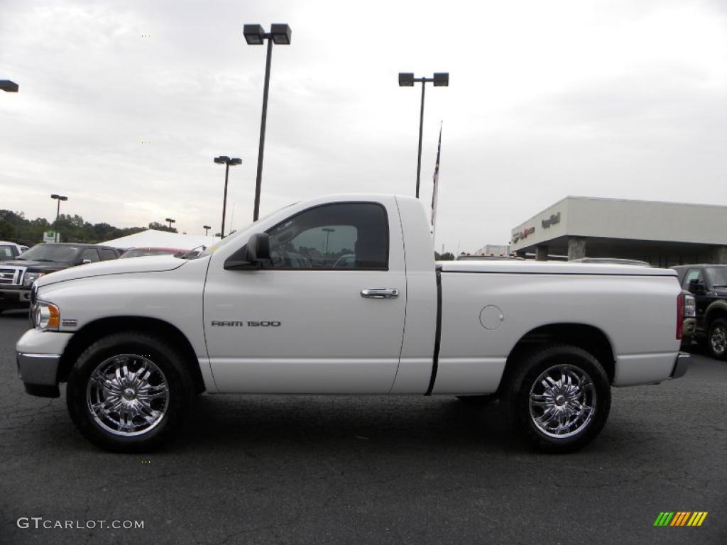 2005 Ram 1500 SLT Regular Cab - Bright White / Dark Slate Gray photo #5