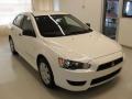 2010 Wicked White Metallic Mitsubishi Lancer DE  photo #5