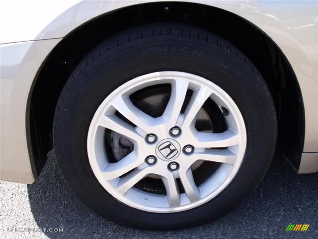 2007 Accord EX-L Sedan - Desert Mist Metallic / Ivory photo #9