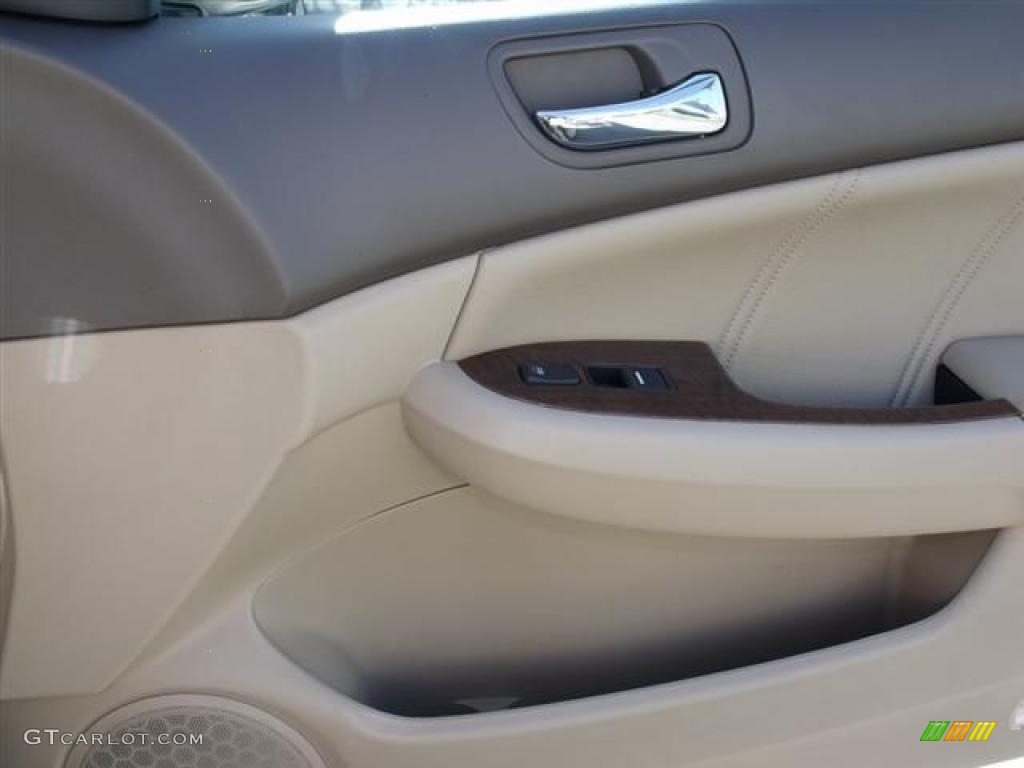 2007 Accord EX-L Sedan - Desert Mist Metallic / Ivory photo #14
