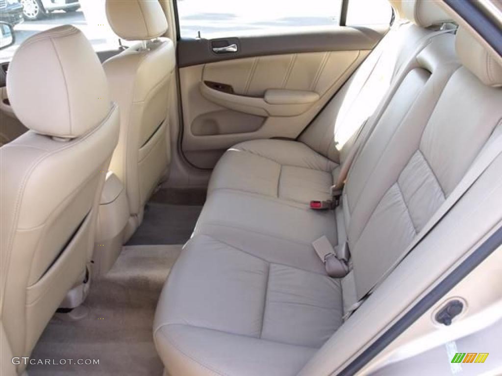 2007 Accord EX-L Sedan - Desert Mist Metallic / Ivory photo #16