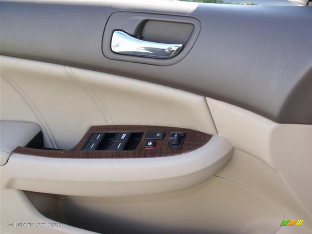 2007 Accord EX-L Sedan - Desert Mist Metallic / Ivory photo #19