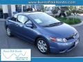 2007 Atomic Blue Metallic Honda Civic LX Coupe  photo #1