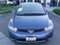 2007 Atomic Blue Metallic Honda Civic LX Coupe  photo #2