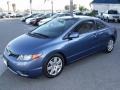2007 Atomic Blue Metallic Honda Civic LX Coupe  photo #3