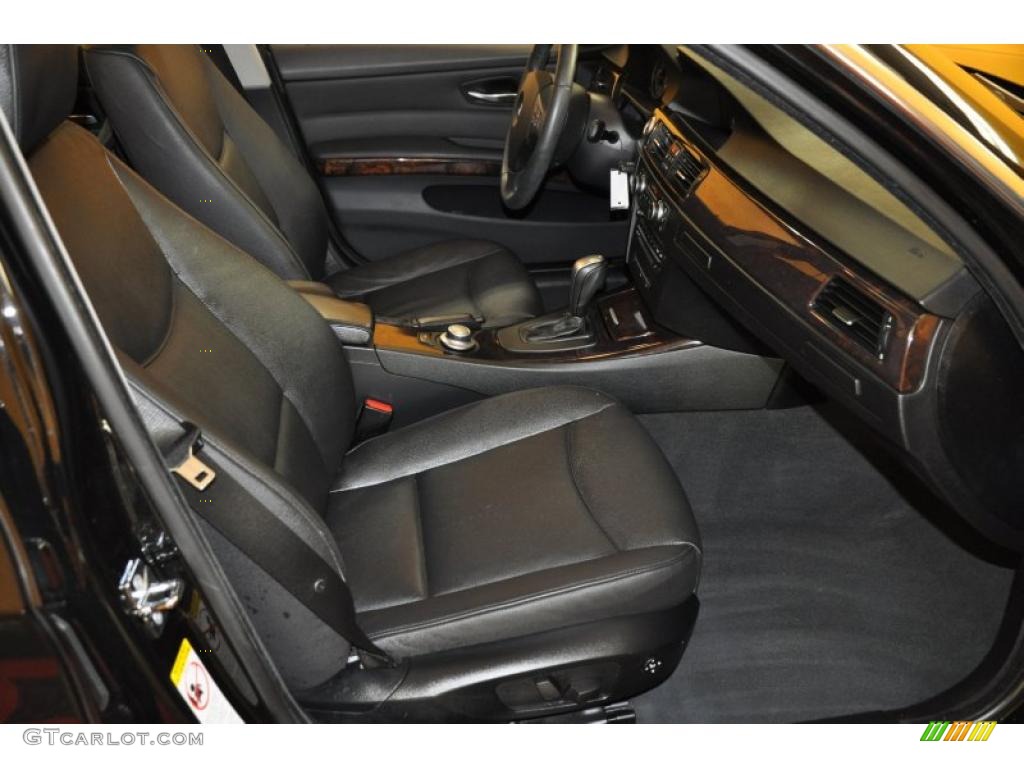 2008 3 Series 335xi Sedan - Jet Black / Black photo #18