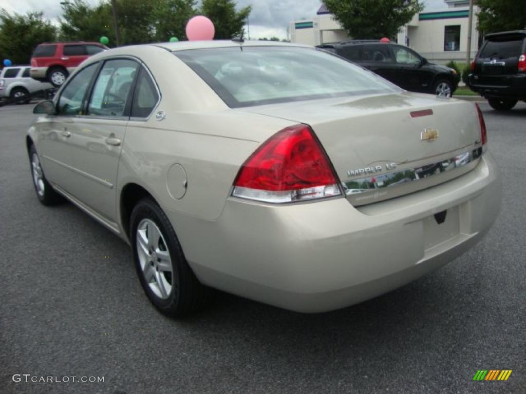 2008 Impala LS - Gold Mist Metallic / Neutral Beige photo #3
