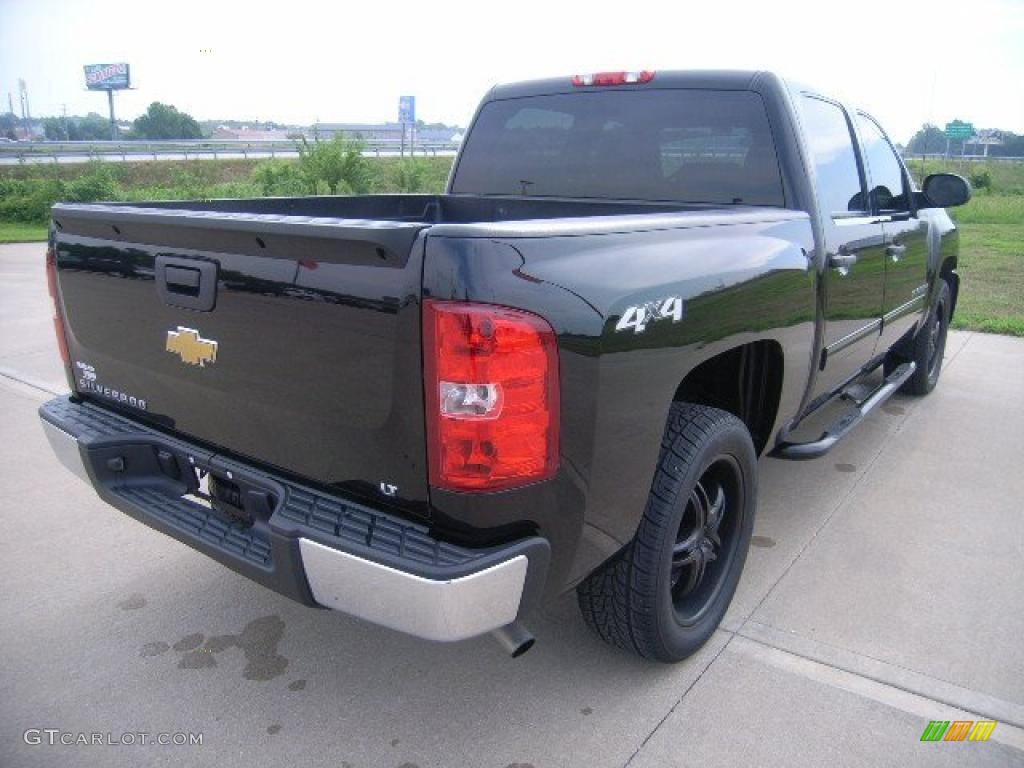 2009 Silverado 1500 LT Crew Cab 4x4 - Black / Ebony photo #5