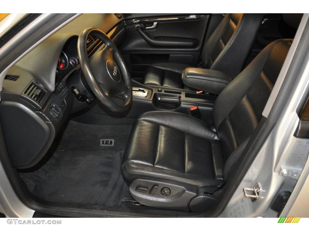 2004 A4 1.8T quattro Sedan - Light Silver Metallic / Ebony photo #13