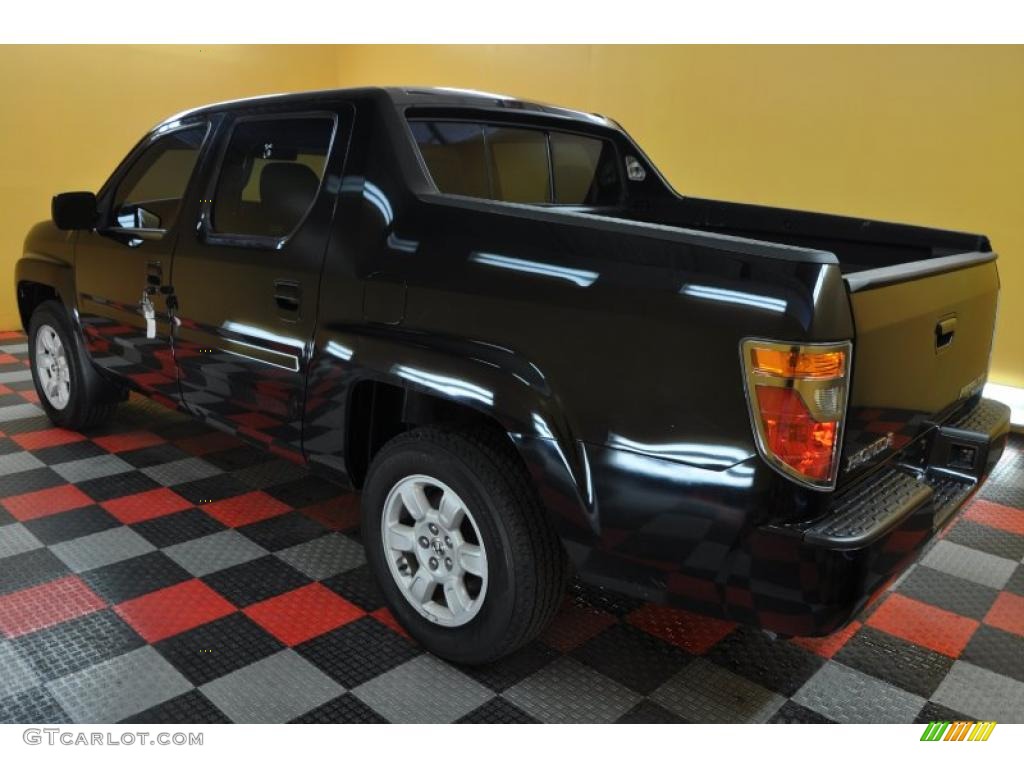 2006 Ridgeline RTL - Nighthawk Black Pearl / Beige photo #4