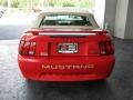 2002 Torch Red Ford Mustang V6 Convertible  photo #5