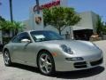 2007 Arctic Silver Metallic Porsche 911 Carrera Coupe  photo #1