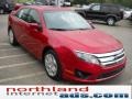 2011 Red Candy Metallic Ford Fusion SE  photo #4