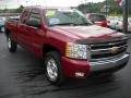 2007 Sport Red Metallic Chevrolet Silverado 1500 LT Extended Cab 4x4  photo #3