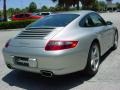 2007 Arctic Silver Metallic Porsche 911 Carrera Coupe  photo #3
