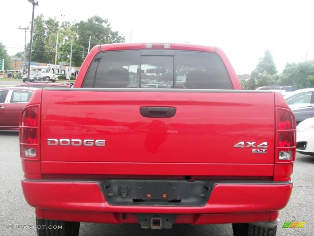 2004 Ram 1500 SLT Quad Cab 4x4 - Flame Red / Dark Slate Gray photo #21