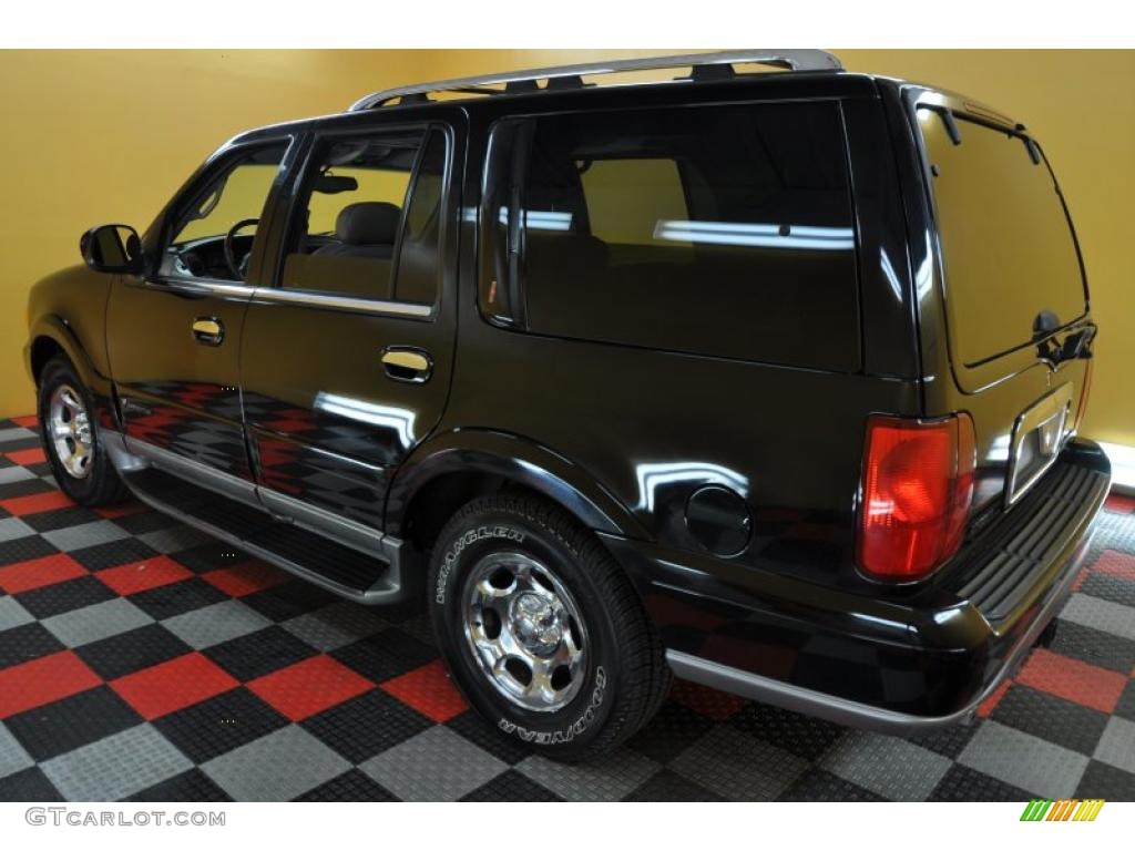 2000 Navigator 4x4 - Black Clearcoat / Medium Graphite photo #4