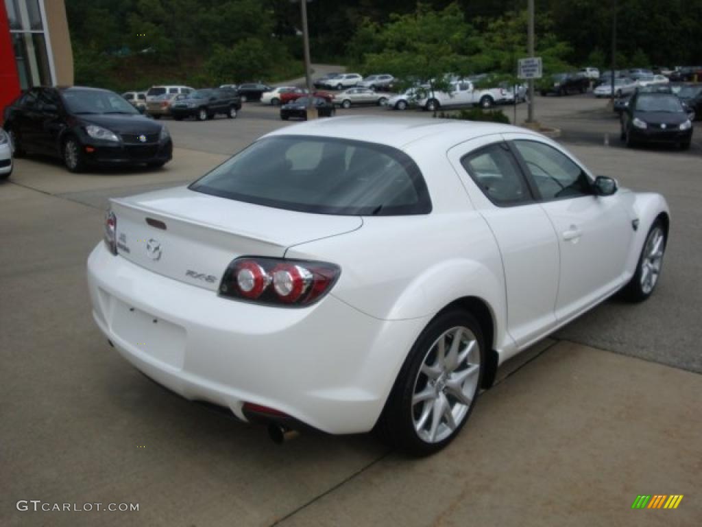 2009 RX-8 Touring - Crystal White Pearl / Black photo #2