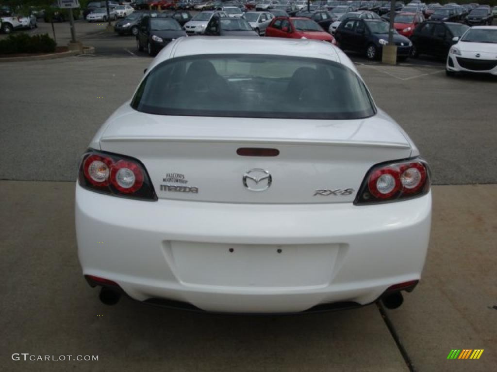 2009 RX-8 Touring - Crystal White Pearl / Black photo #3