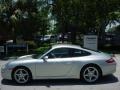 2007 Arctic Silver Metallic Porsche 911 Carrera Coupe  photo #6