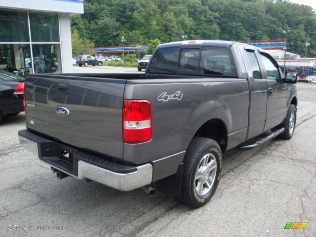 2006 F150 XLT SuperCab 4x4 - Dark Shadow Grey Metallic / Medium/Dark Flint photo #2