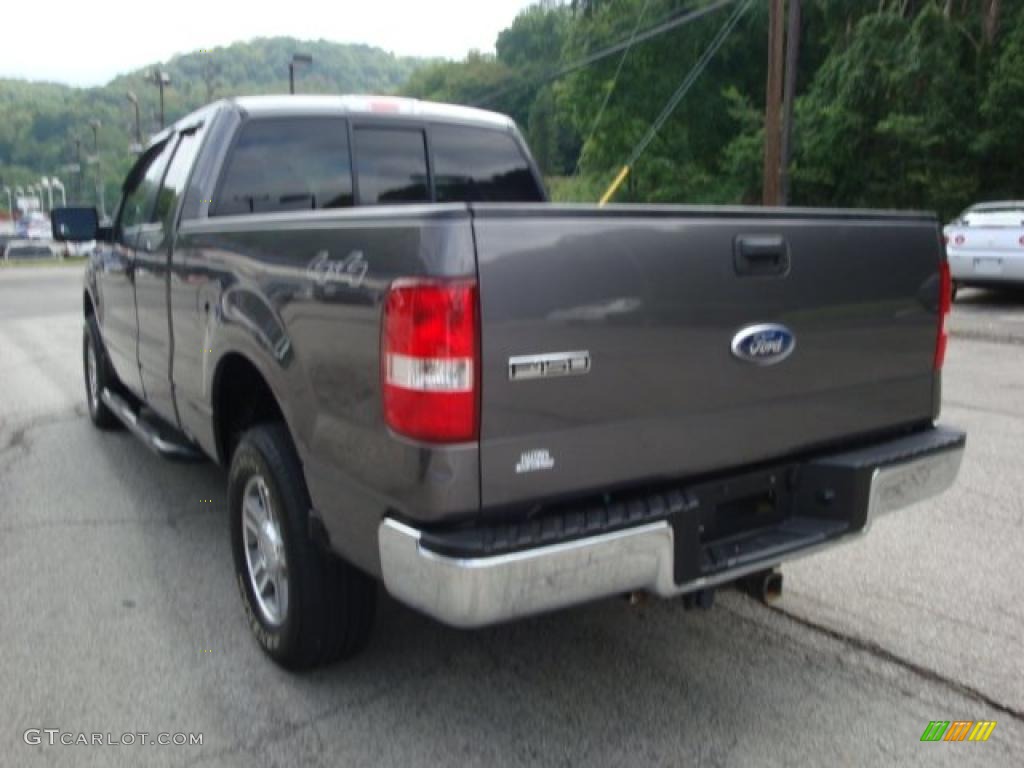 2006 F150 XLT SuperCab 4x4 - Dark Shadow Grey Metallic / Medium/Dark Flint photo #4
