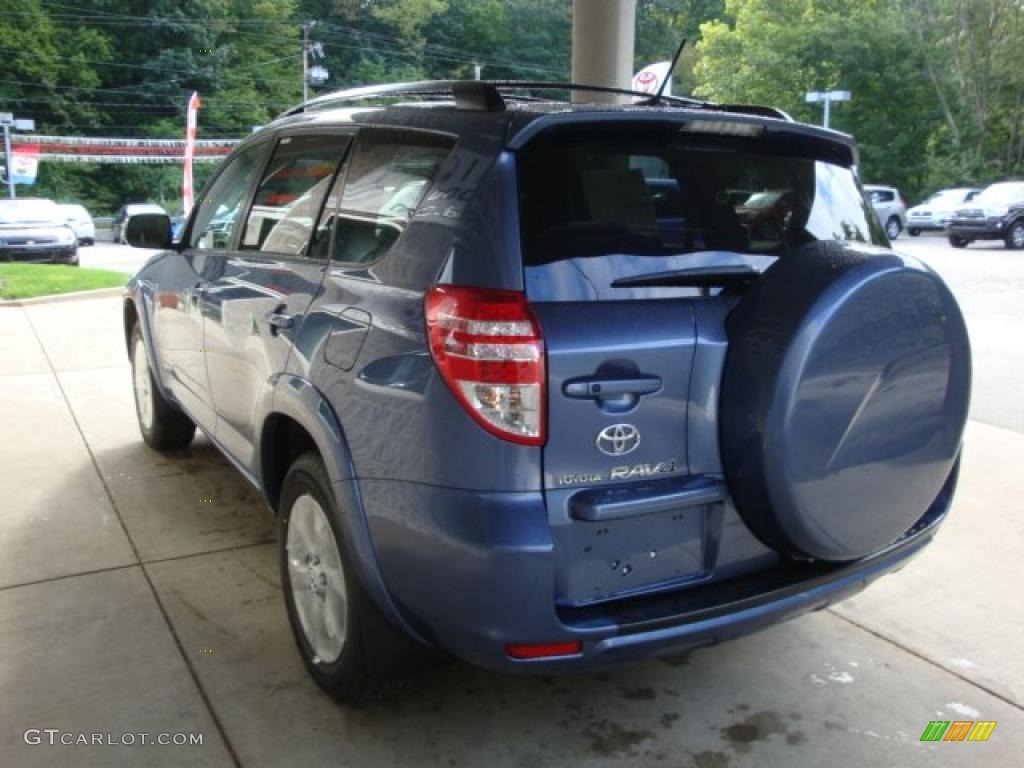 2010 RAV4 Limited 4WD - Pacific Blue Metallic / Ash Gray photo #4