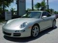 2007 Arctic Silver Metallic Porsche 911 Carrera Coupe  photo #7
