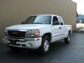 2005 Summit White GMC Sierra 1500 SLE Extended Cab 4x4  photo #2