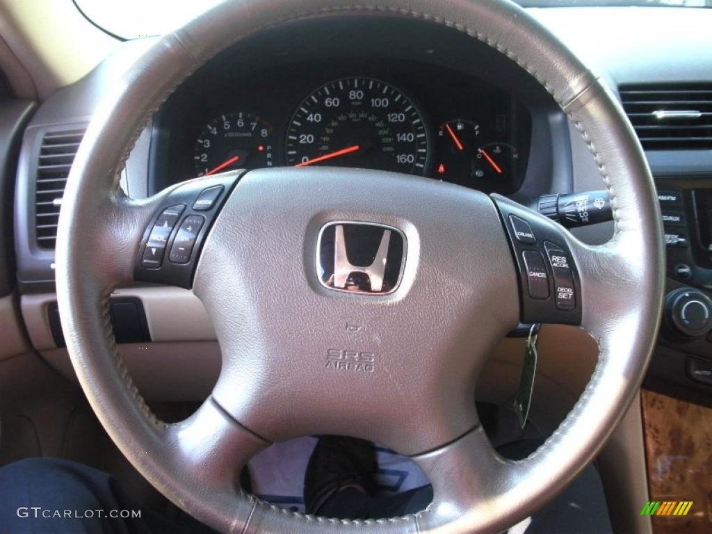 2003 Accord EX V6 Sedan - Taffeta White / Ivory photo #7