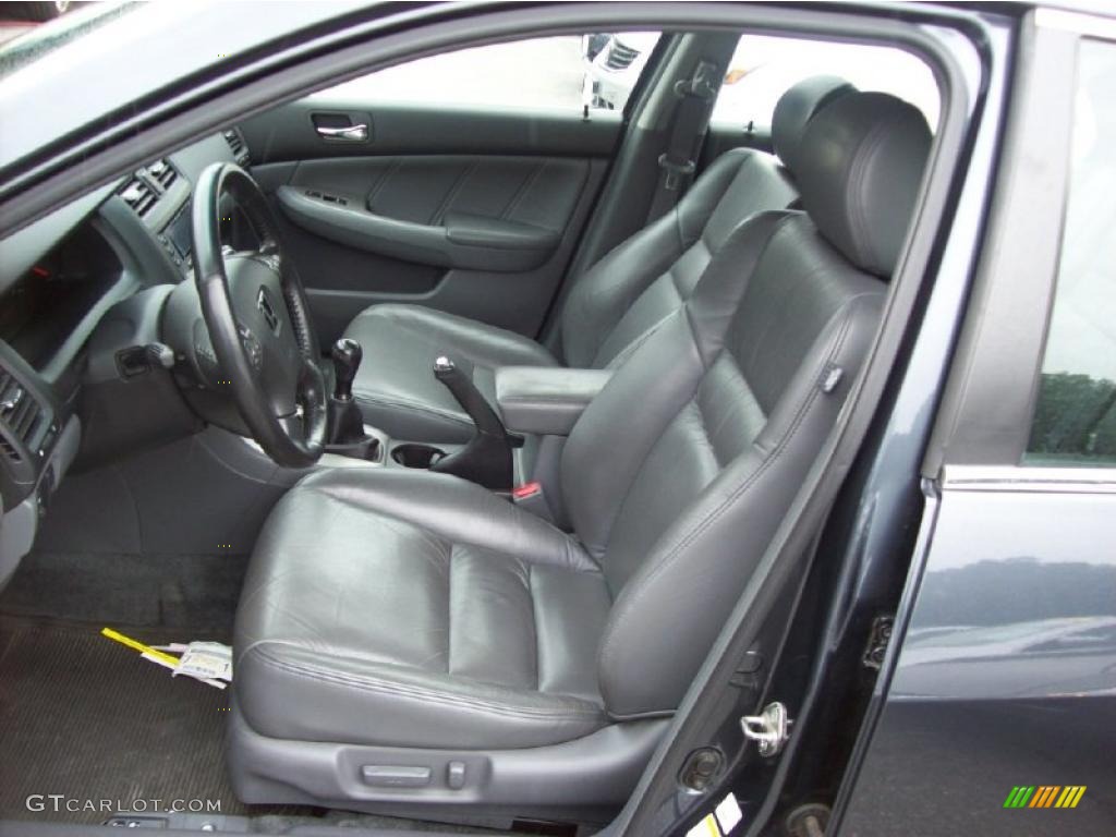 2003 Accord EX-L Sedan - Graphite Pearl / Gray photo #6