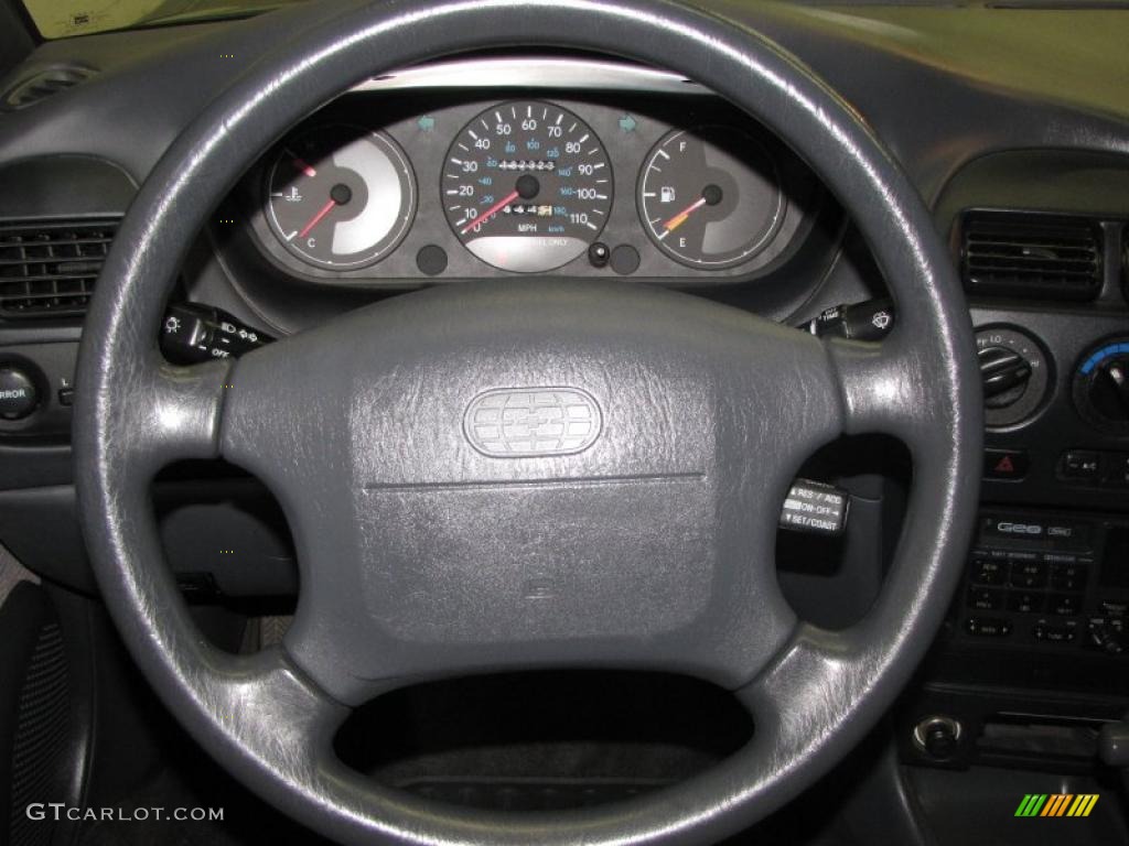 1996 Geo Prizm Standard Prizm Model Gray Steering Wheel Photo #35263101
