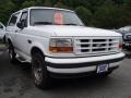 1996 Oxford White Ford Bronco XLT 4x4  photo #3