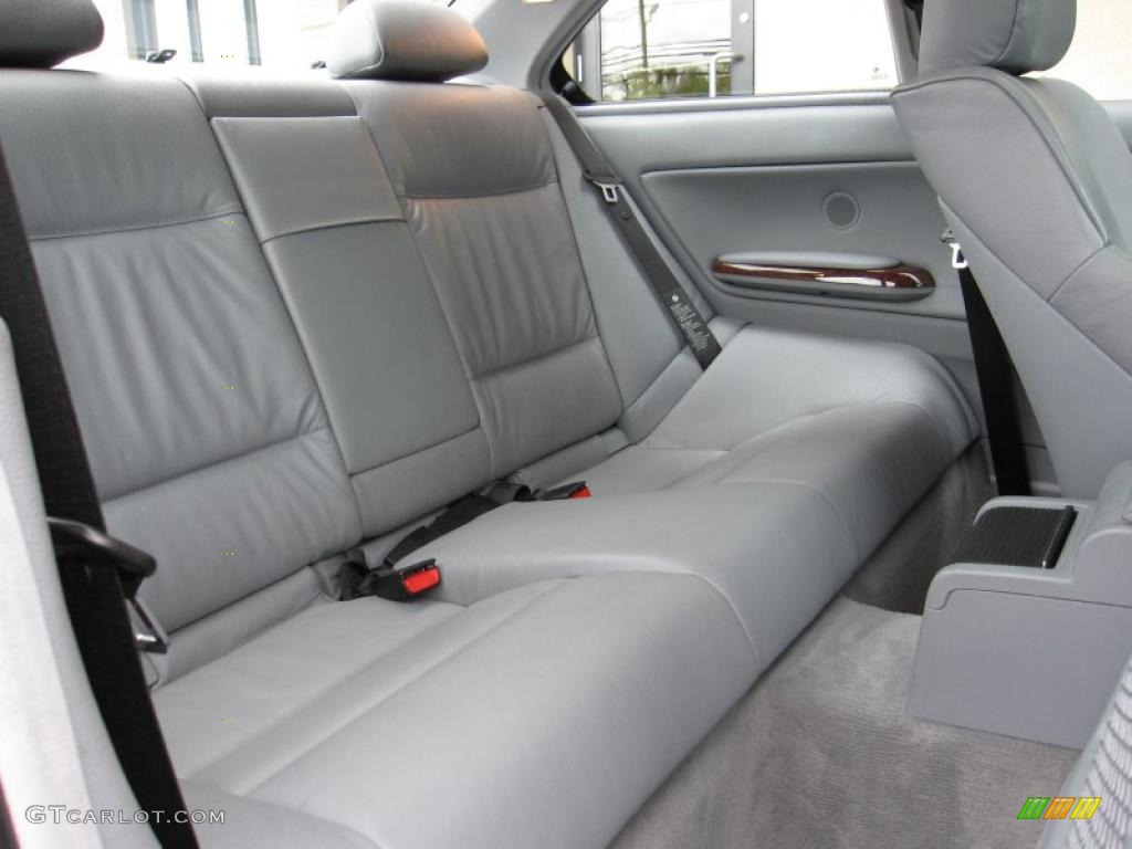 2001 3 Series 325i Coupe - Titanium Silver Metallic / Grey photo #7