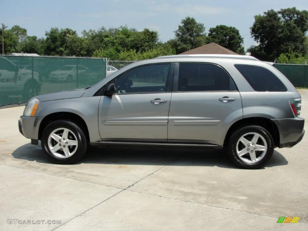 2005 Equinox LT - Dark Silver Metallic / Light Gray photo #6